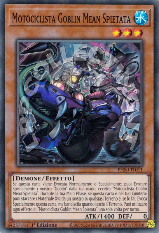 Motociclista Goblin Mean Spietata
