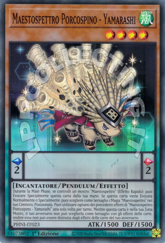 Maestospettro Porcospino - Yamarashi