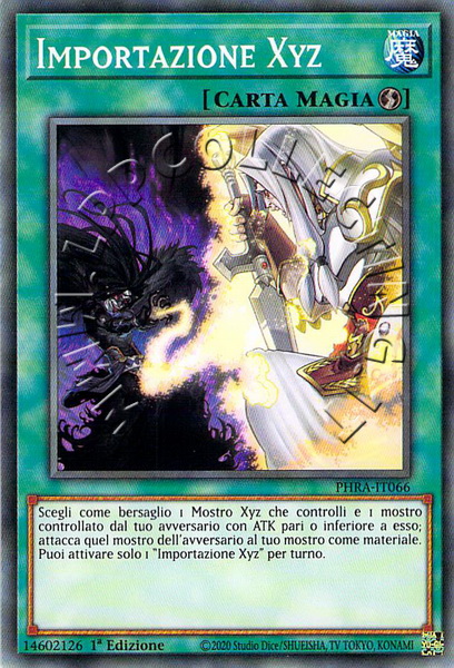 Importazione Xyz