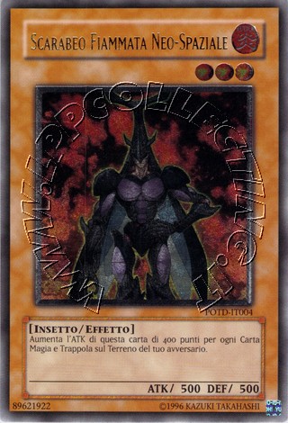 Scarabeo Fiammata Neo-Spaziale