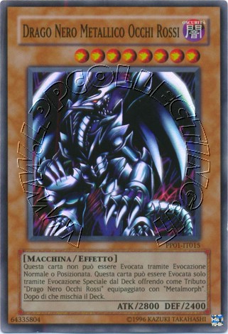 Drago Metallico Occhi Rossi