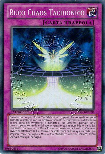 Buco Chaos Tachionico