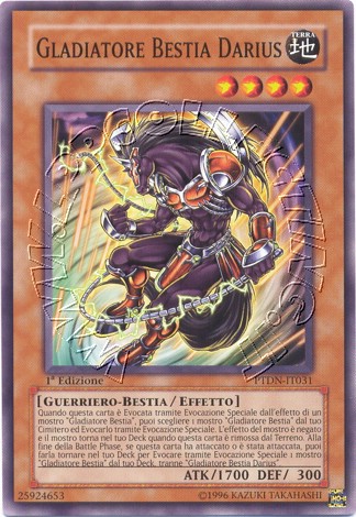 Gladiatore Bestia Darius