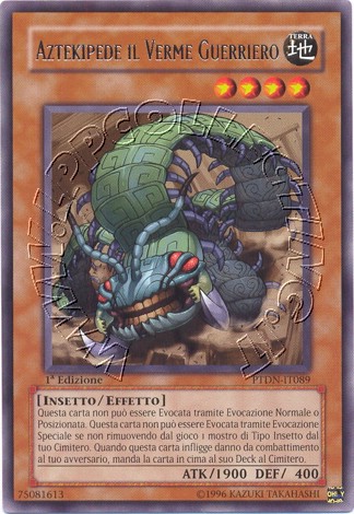 Aztekipede il Verme Guerriero