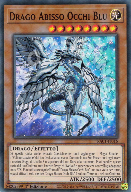 Drago Abisso Occhi Blu