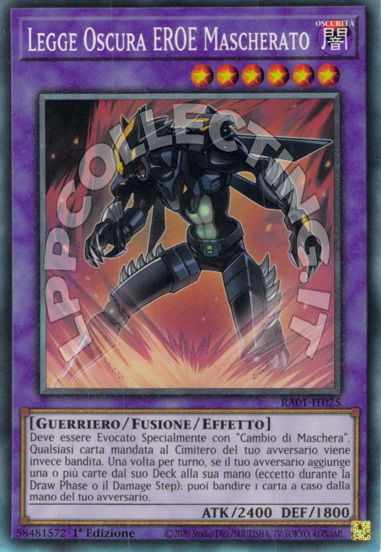 Legge Oscura EROE Mascherato
