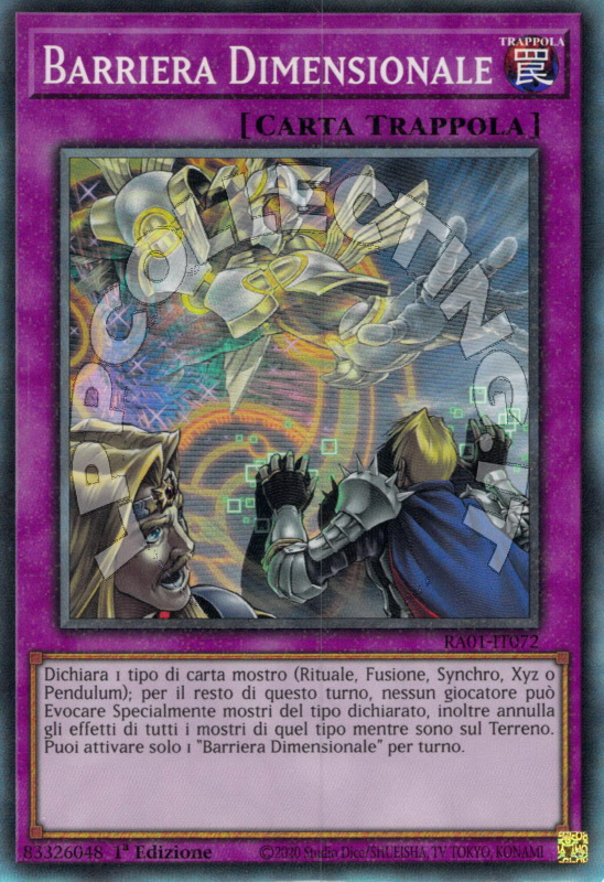 Barriera Dimensionale