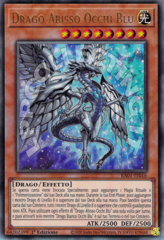 Drago Abisso Occhi Blu