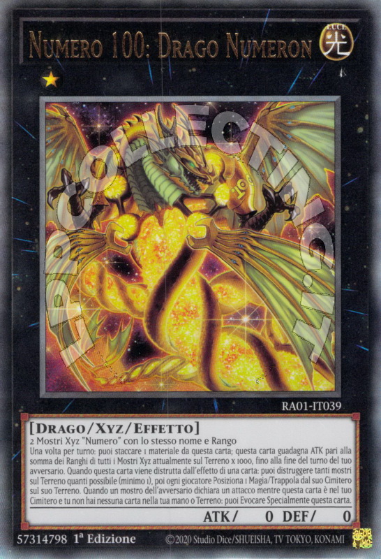 Numero 100: Drago Numeron