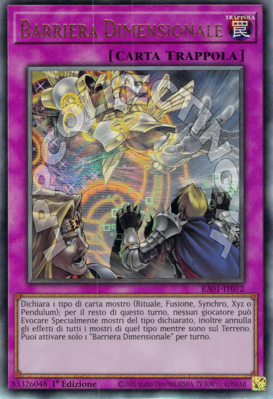 Barriera Dimensionale