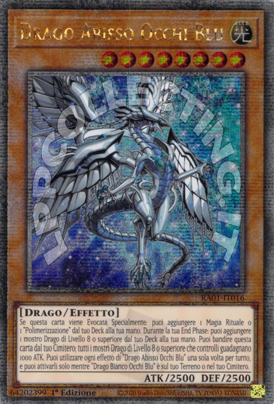 Drago Abisso Occhi Blu
