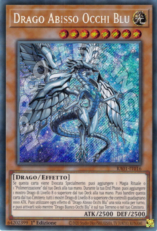 Drago Abisso Occhi Blu