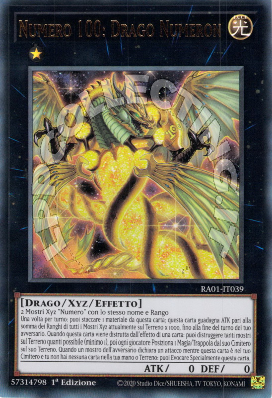 Numero 100: Drago Numeron