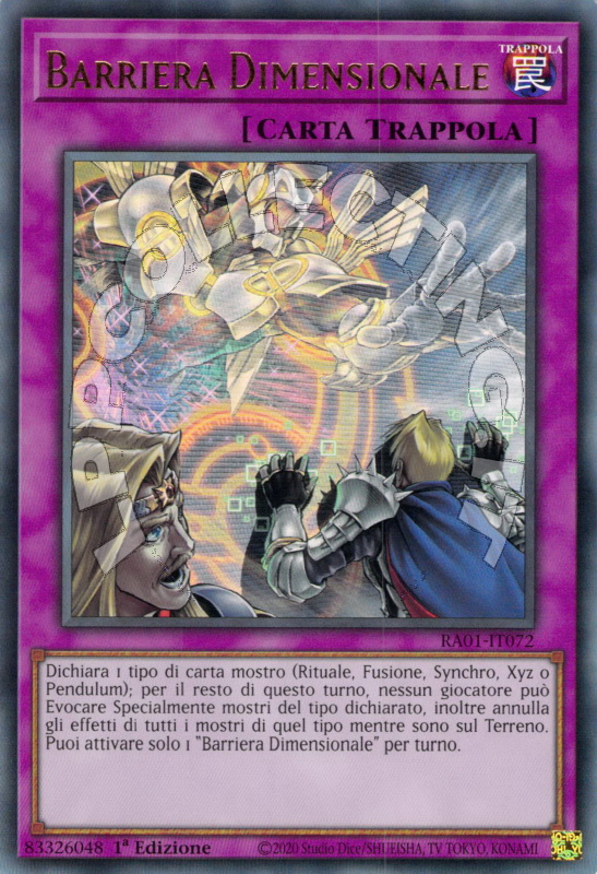 Barriera Dimensionale