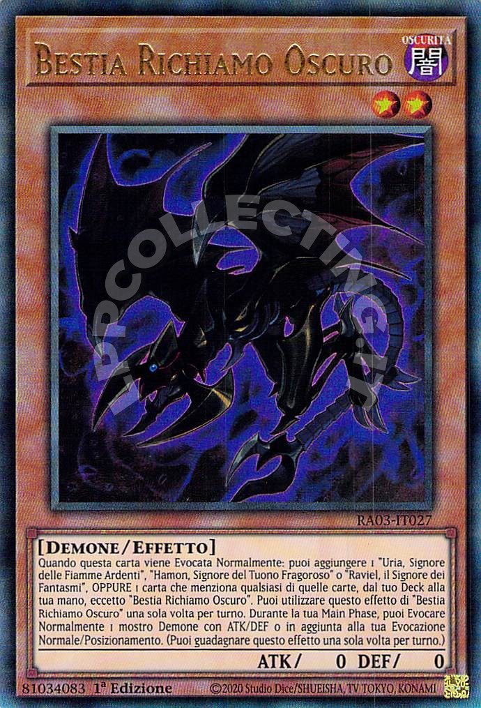 Bestia Richiamo Oscuro