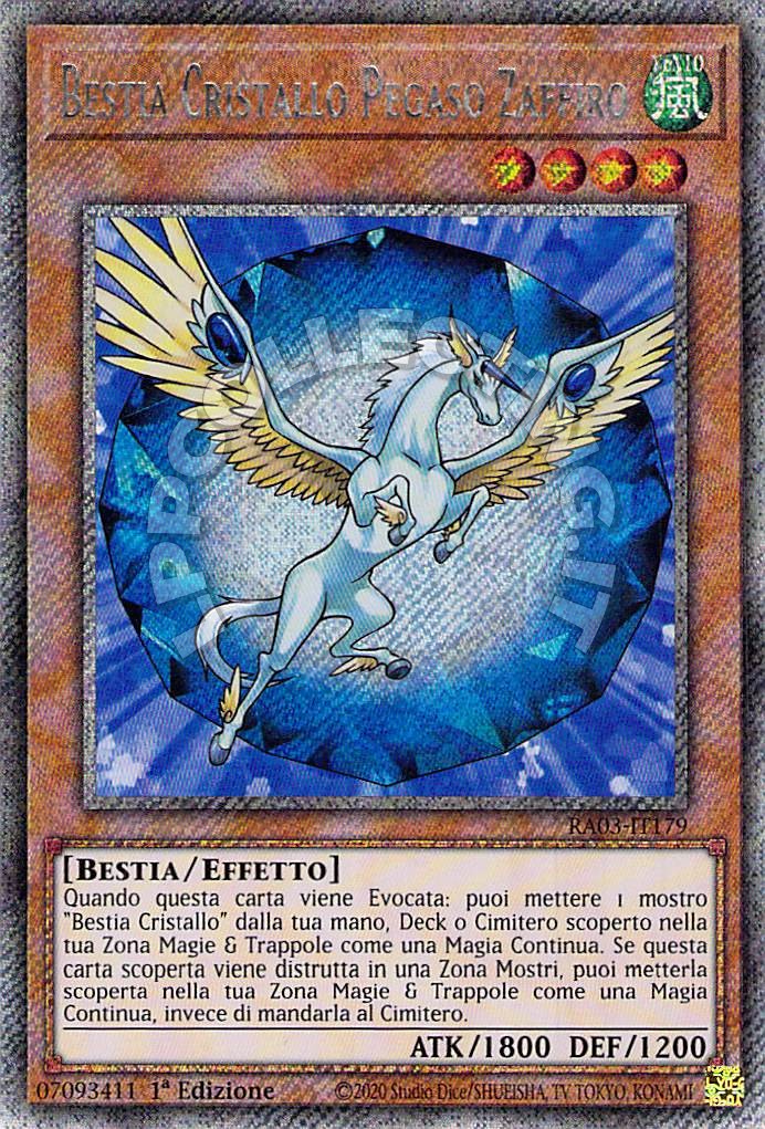 Bestia Cristallo Pegaso Zaffiro