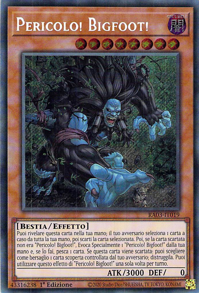 Pericolo! Bigfoot!