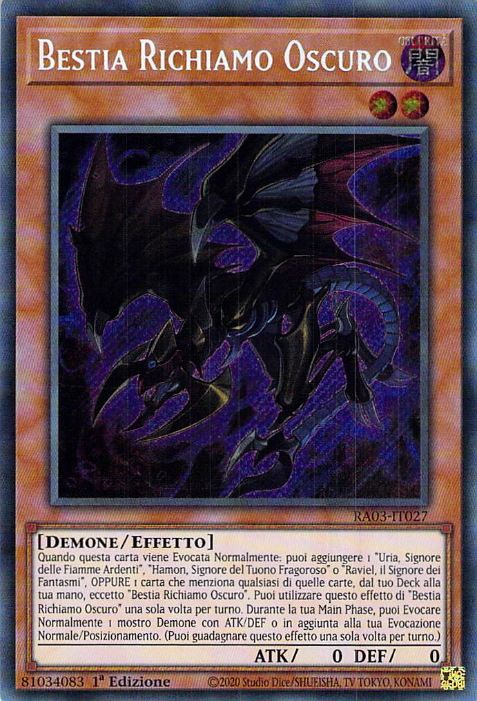 Bestia Richiamo Oscuro