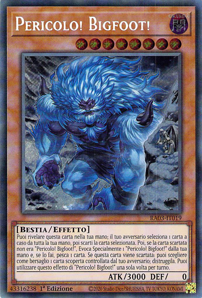 Pericolo! Bigfoot!