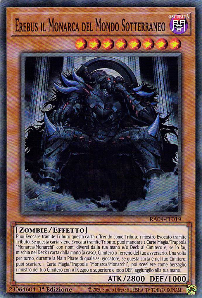 Erebus il Monarca del Mondo Sotterraneo