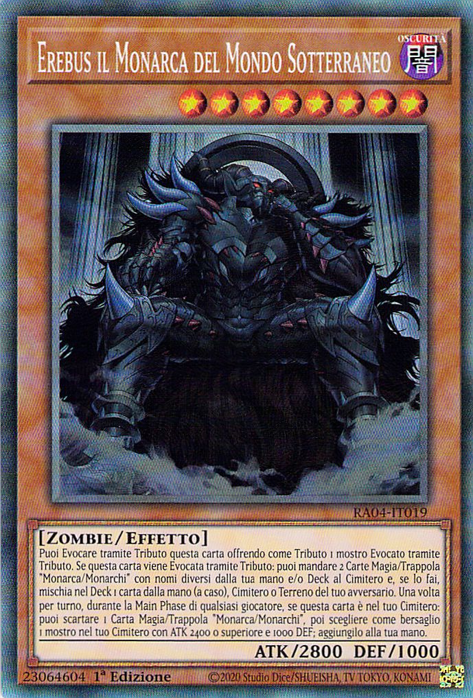 Erebus il Monarca del Mondo Sotterraneo
