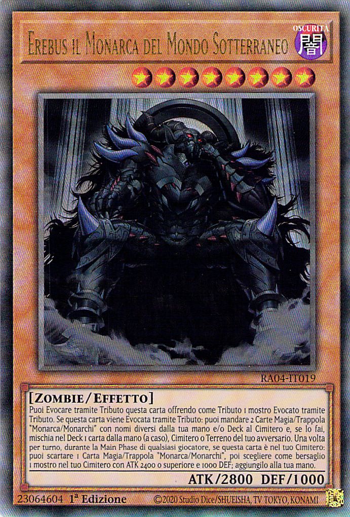 Erebus il Monarca del Mondo Sotterraneo