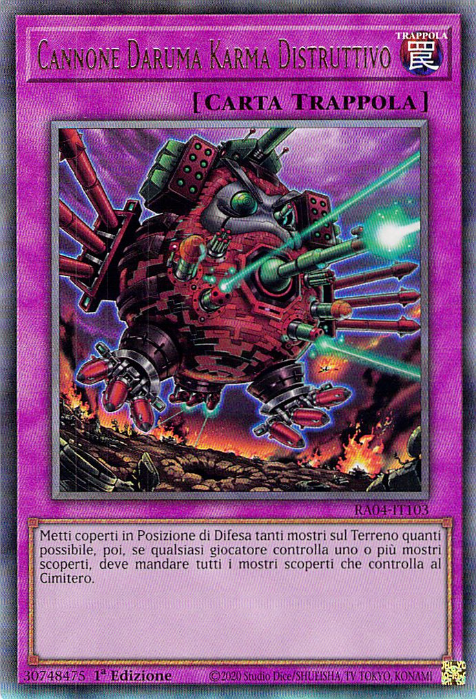 Cannone Daruma Karma Distruttivo 