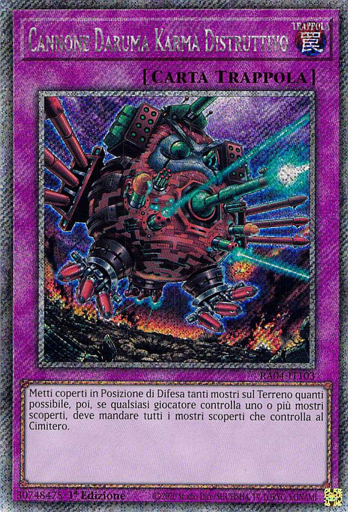 Cannone Daruma Karma Distruttivo 