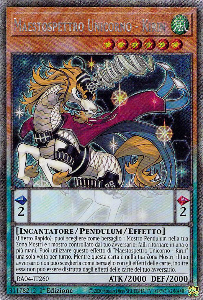 Maestospettro Unicorno - Kirin