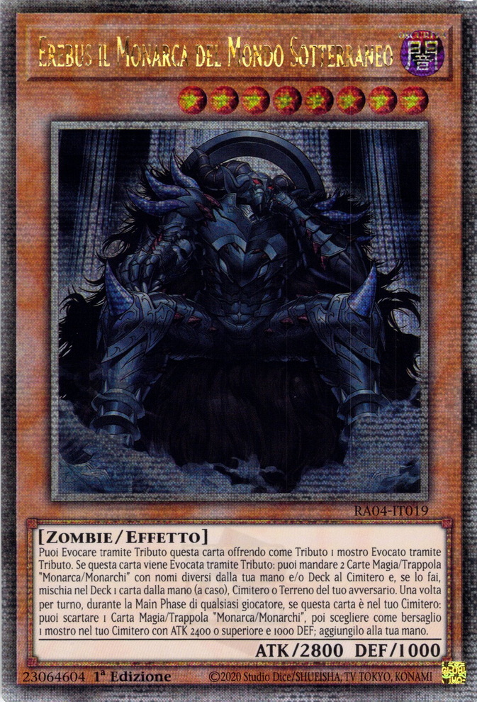 Erebus il Monarca del Mondo Sotterraneo