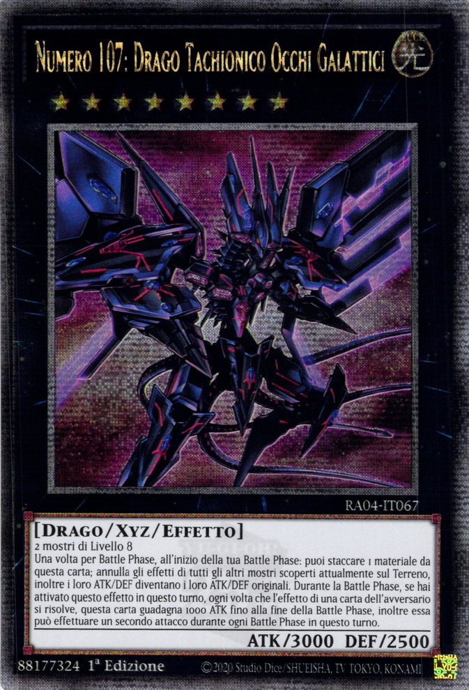 Numero 107: Drago Tachionico Occhi Galattici