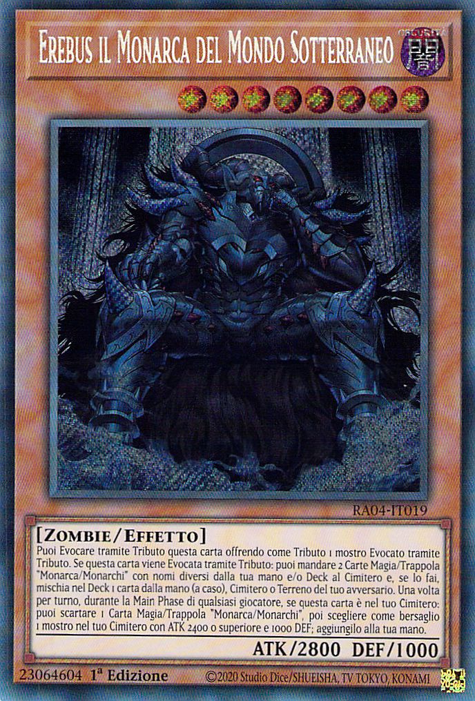 Erebus il Monarca del Mondo Sotterraneo