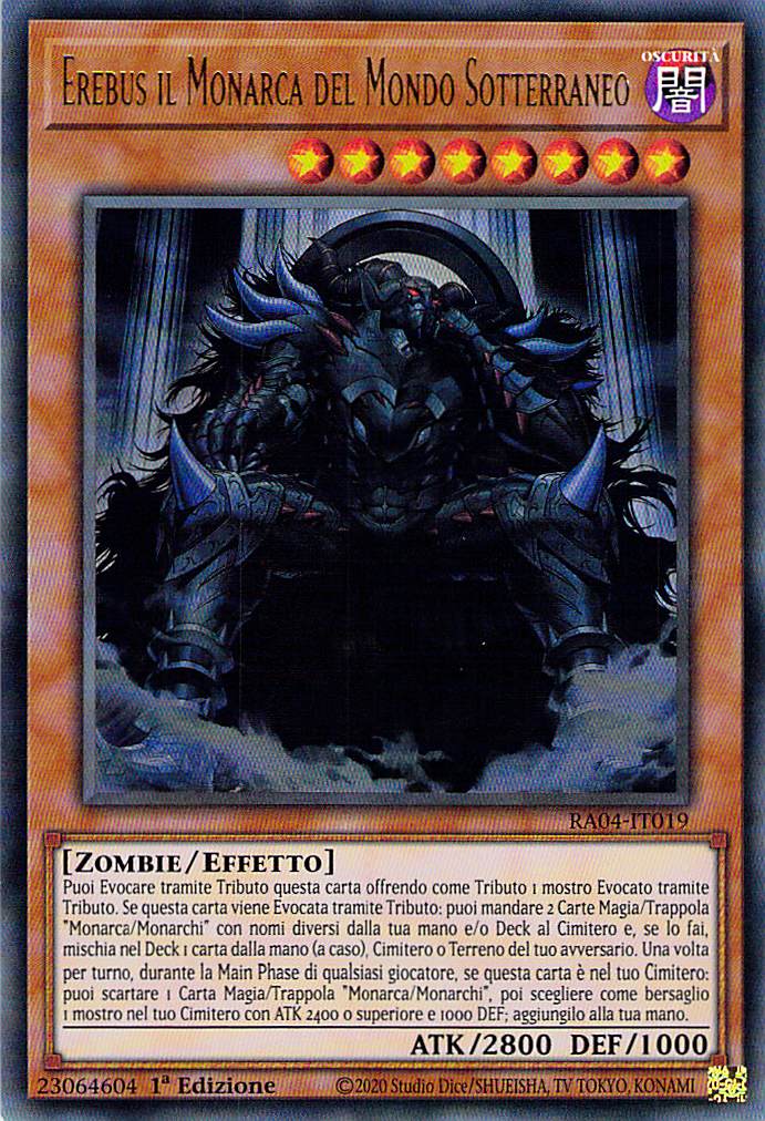 Erebus il Monarca del Mondo Sotterraneo