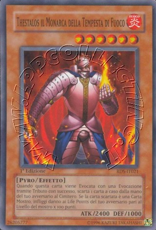 Thestalos il Monarca della Tempesta di Fuoco