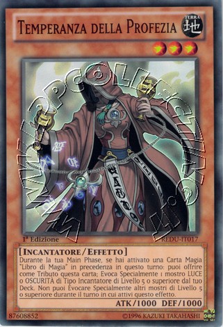 Temperanza della Profezia