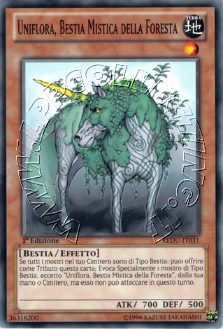 Uniflora, Bestia Mistica della Foresta