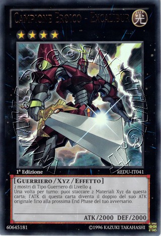 Campione Eroico - Excalibur