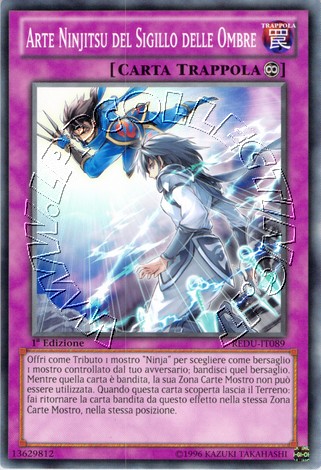 Arte Ninjitsu del Sigillo delle Ombre