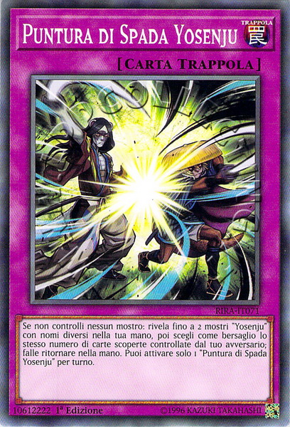 Puntura di Spada Yosenju