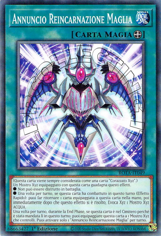 Annuncio Reincarnazione Maglia