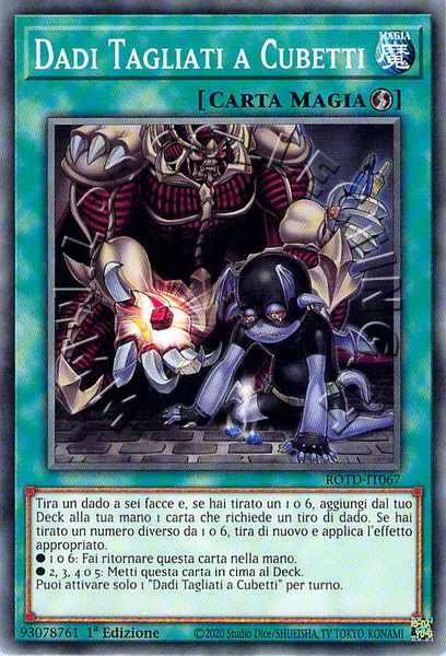 Dadi Tagliati a Cubetti