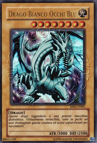 Drago Bianco Occhi Blu