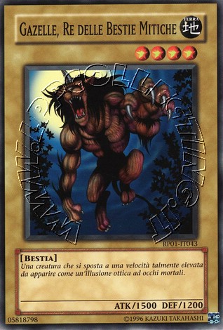 Gazelle, Re delle Bestie Mitiche