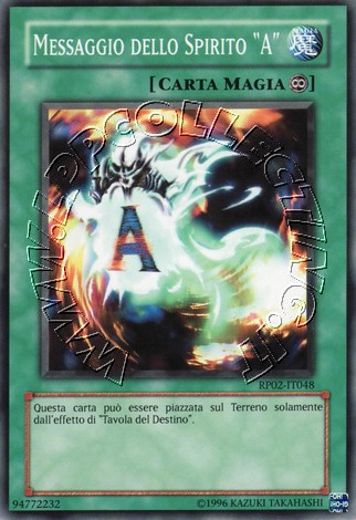 Messaggio dello Spirito "A"