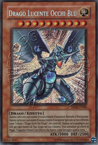 Drago Lucente Occhi Blu