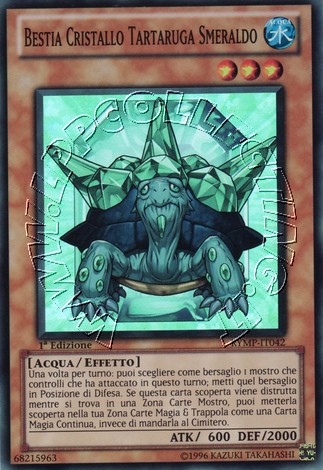 Bestia Cristallo Tartaruga Smeraldo