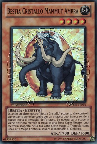 Bestia Cristallo Mammut Ambra