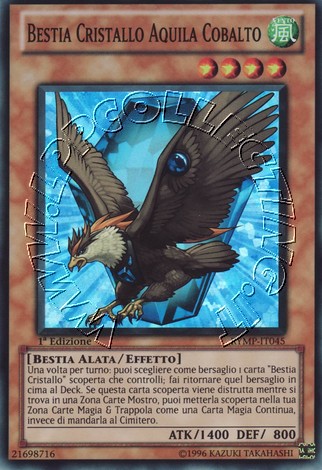 Bestia Cristallo Aquila Cobalto