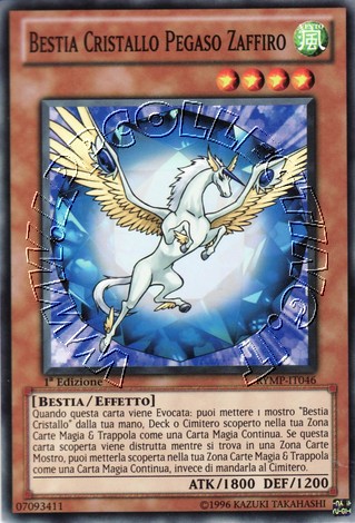 Bestia Cristallo Pegaso Zaffiro