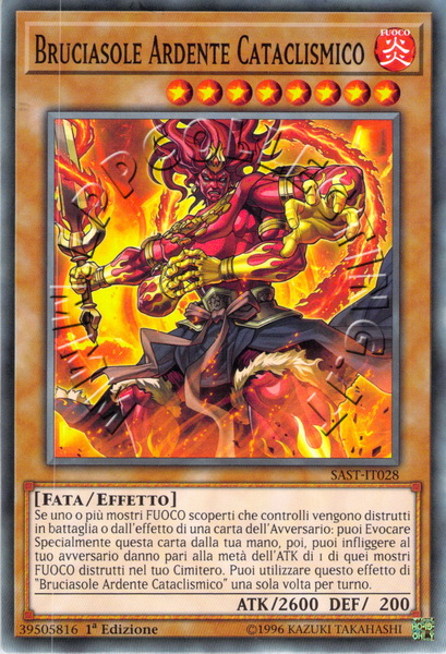 Bruciasole Ardente Cataclismico